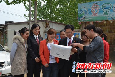杞縣法院法官為轄區學校幼兒園講解校車安全知識