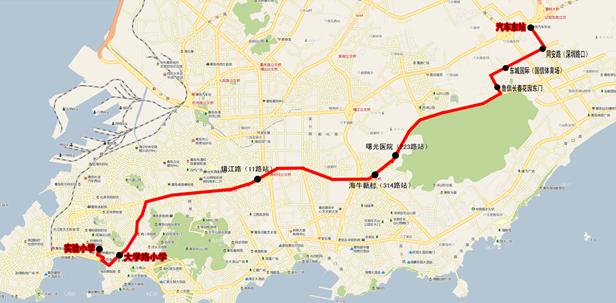 [山東]青島市實驗小學校車線路（圖）