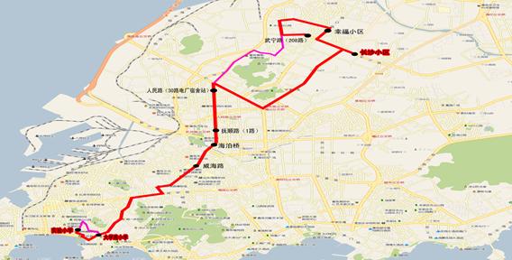 [山東]青島市實驗小學校車線路（圖）