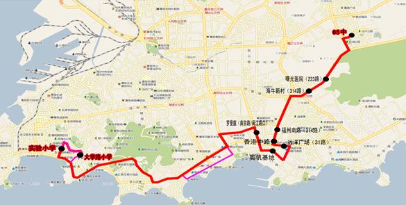 [山東]青島市實驗小學校車線路（圖）