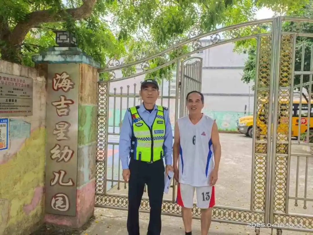 瓊中交警深入4所幼兒園開展校車安全隱患排查治理工作