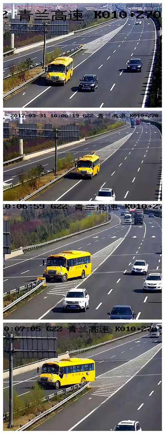 校車司機太任性 載著41名學生高速上瘋狂倒車