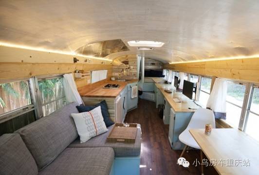 房車改裝 | 校車改裝成房車，就是這么拉風！