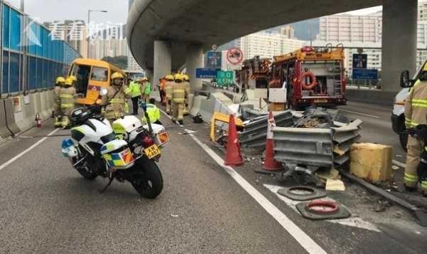 香港校車又出事！猛撞護欄 學童受困9人傷
