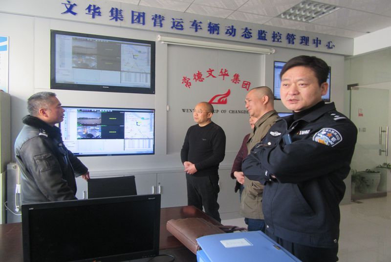 常德柳葉湖交警：深入校車公司督導檢查安全生產工作