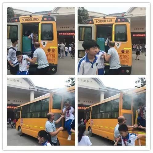 海倫堡學(xué)校校車逃生應(yīng)急疏散演練