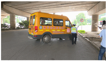 嚴查重罰！開啟校車聯合檢查