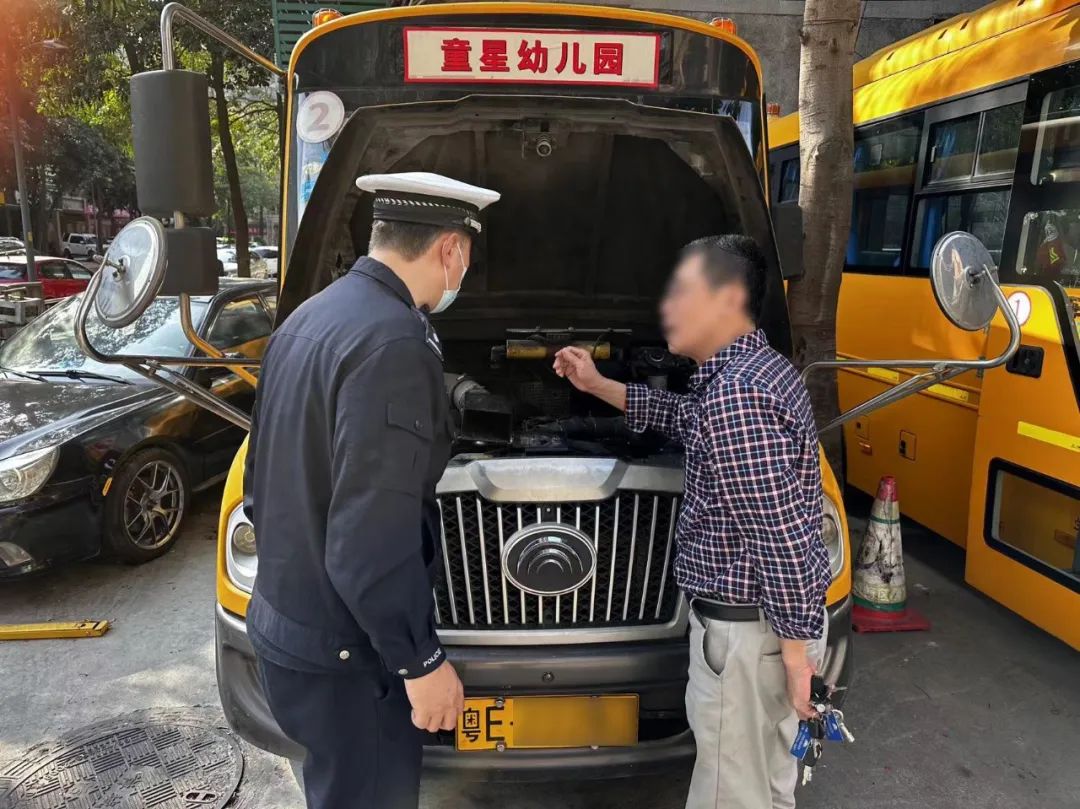 開學在即，校車也來做“體檢”！