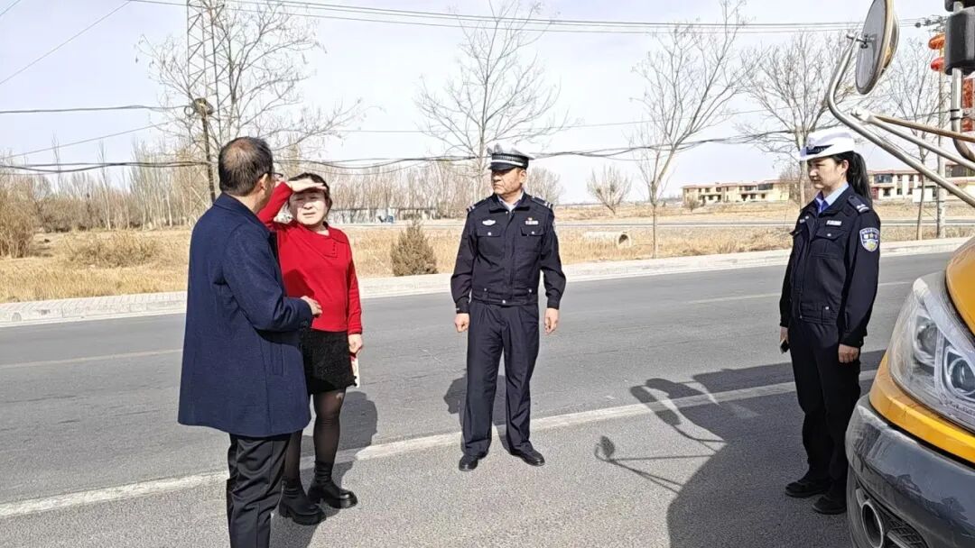 肅州區多部門聯動  筑牢春季學期校車安全防線