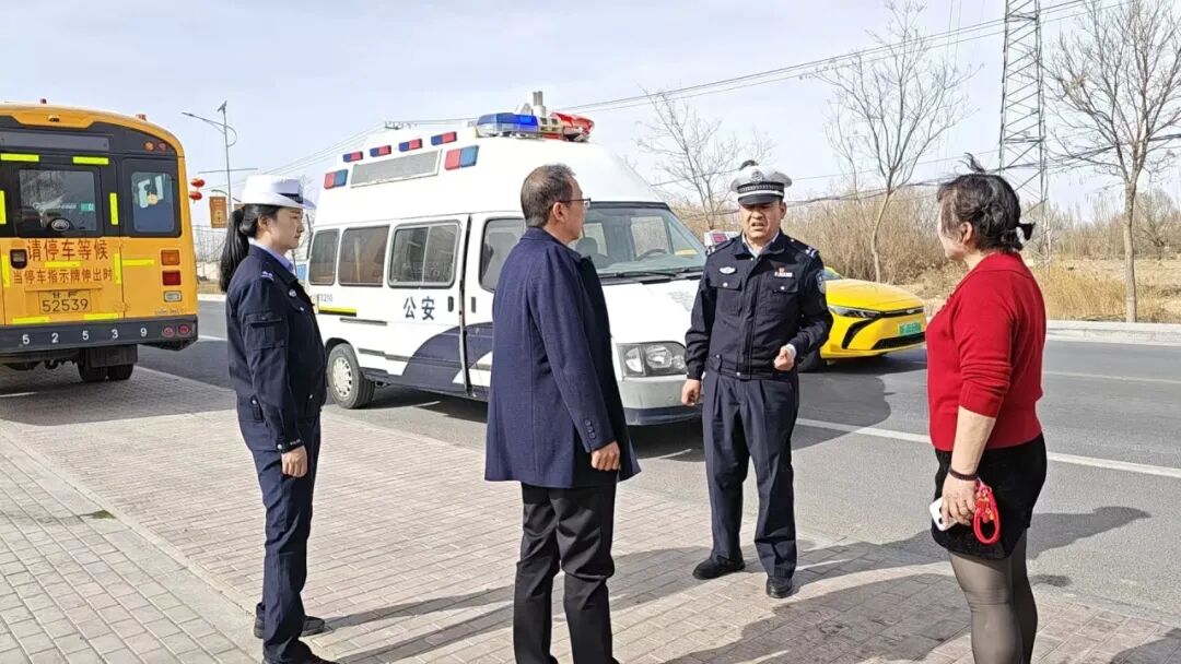 肅州區多部門聯動  筑牢春季學期校車安全防線