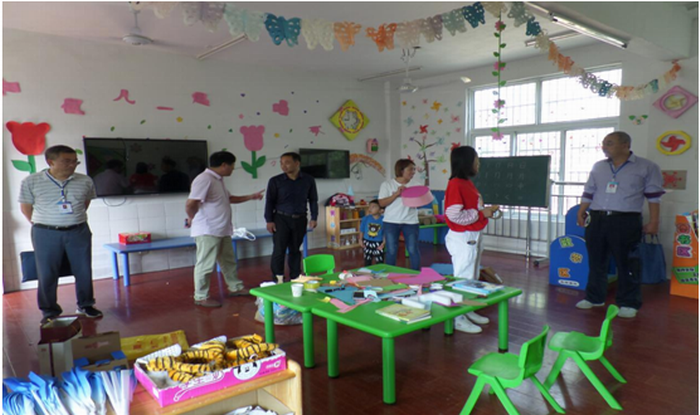 界首市泉陽中心幼兒園全面做好迎接阜陽市一類幼兒園復檢工作