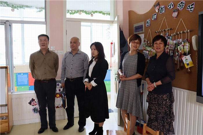 合肥市雙崗幼兒園教育集團總園迎接區領導教育調研指導