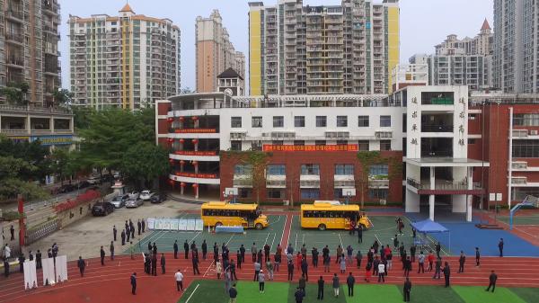 校車安全應急演練現場