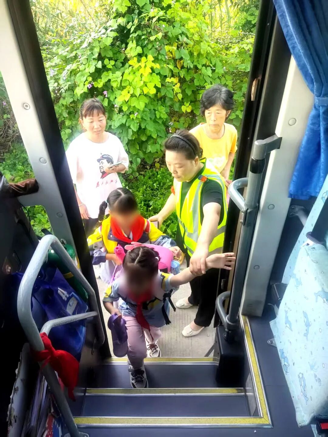 暖心！大豐校車為愛改線